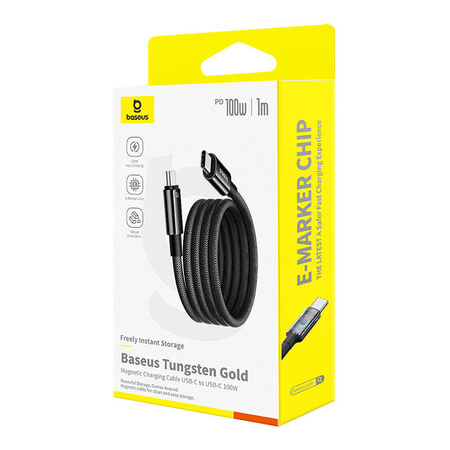 BASEUS KABEL USB-C DO USB-C 100W 1M DO TELEFONÓW LAPTOPÓW SZYBKIE ŁADOWANIE