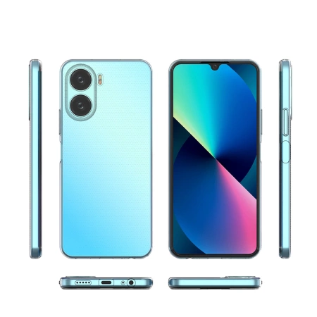 HURTEL POKROWIEC ULTRA CLEAR 0.5MM DO VIVO Y16 Y02S CIEŃKI PRZEZROCZYSTY