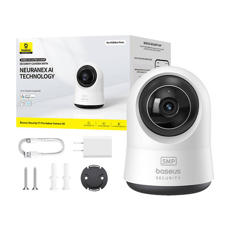 BASEUS KAMERA P1 PRO 3K DO MONITORINGU Z DETEKCJĄ RUCHU I DWUSTRONNYM AUDIO