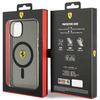 Etui Ferrari FEHMP14SURKK na iPhone 14 - czarne Translucent Magsafe