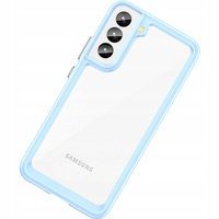 Outer Space Case etui do Samsung Galaxy S22+ (S22 Plus) sztywny pokrowiec z żelową ramką niebieski