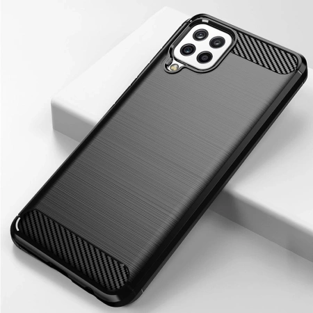 HURTEL ELASTYCZNE ETUI CARBON CASE DO SAMSUNG GALAXY A22 4G WYSOKA OCHRONA