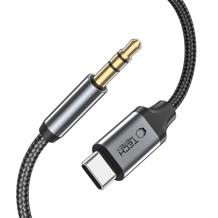 TECH-PROTECT KABEL USB-C DO AUX MINI JACK 3.5MM DO TABLETÓW SŁUCHAWEK 100CM