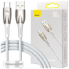 Baseus Glimmer Series kabel do szybkiego ładowania USB-A - USB-C 100W 480Mb/s 1m biały