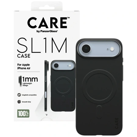 Etui CARE by PanzerGlass SL1M MagSafe na iPhone Air - czarne