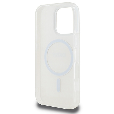 DKNY POKROWIEC HARDCASE DO IPHONE 16 PRO DO MAGSAFE REPEAT TEXTURE STRIPE