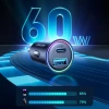 Mini ładowarka Joyroom JR-CCN04 60W USB-A USB-C - czarna