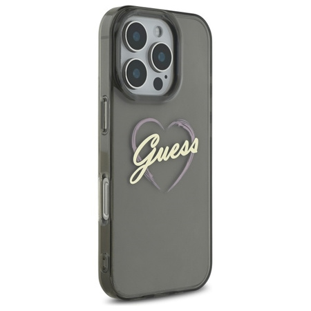 GUESS ETUI HARDCASE DO IPHONE 16 PRO MAX 6.9 MAGNETYCZNE Z IMITACJĄ SKÓRY