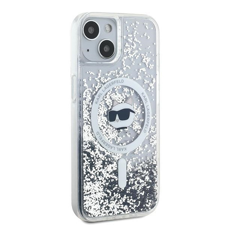 KARL LAGERFELD ETUI DO IPHONE 15 PLUS 14 PLUS 6.7 LIQUID GLITTER DO MAGSAFE