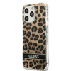 Guess GUHCP13LHSLEOW iPhone 13 Pro / 13 6,1" brązowy/brown hardcase Leopard