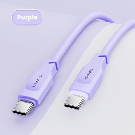 USAMS KABEL USB-C NA USB-C DO TELEFONÓW IPHONE SAMSUNG ŁADOWANIE 100W 1,2M