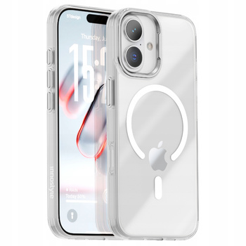INNOSTYLE ETUI MAGNETYCZNE CASE WZMOCNIONE DO MAGSAFE IPHONE 17 SREBNE