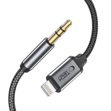 TECH-PROTECT KABEL DO LIGHTNING DO AUX MINI JACK 3.5MM 100CM DO IPHONE 12