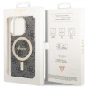 Etui Guess 4G MagSafe na iPhone 14 Pro - czarne