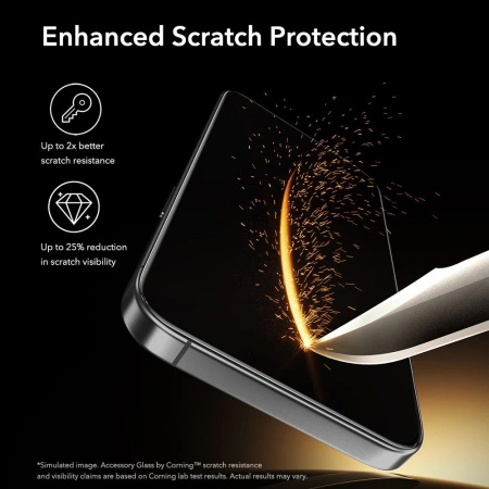 ESR SZKŁO HARTOWANE ULTRAFIT ARMORITE PRO DO IPHONE 16 PRO 17 OCHRONA