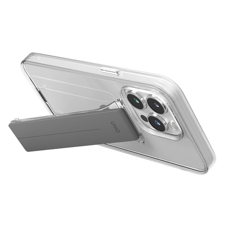 UNIQ ETUI HELDRO MOUNT DO IPHONE 15 PRO MAX 6.7 Z PRZEŹROCZYSTYM MATERIAŁEM