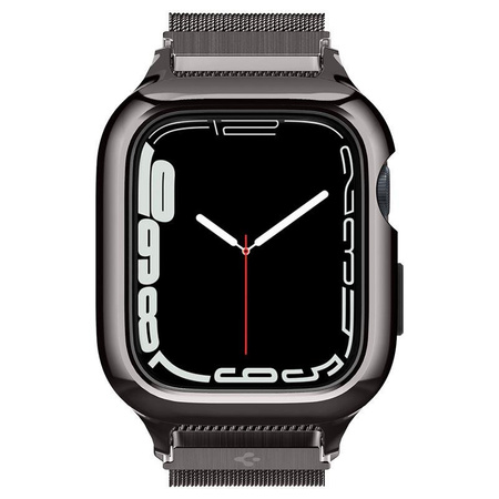 SPIGEN METAL FIT ”PRO” APPLE WATCH 4 / 5 / 6 / 7 / 8 / SE (44 / 45 MM) GRAPHITE
