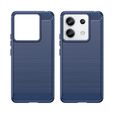 Etui Carbon Case do Xiaomi Redmi Note 13 5G - niebieskie