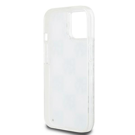 DKNY ETUI HARDCASE DO IPHONE 15 14 13 6.1 Z LOGO LIQUID GLITTER MULTILOGO