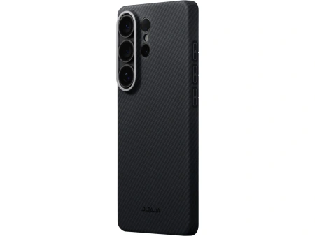 Pitaka Edge Case, Black/Grey Twill (Aaron Button) - Samsung Galaxy S26 Ultra