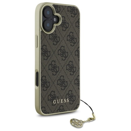 GUESS ETUI HARDCASE DO IPHONE 16 PLUS 6.7 CHARMS COLLECTION Z WZOREM LOGO