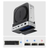 Stacja dokująca Orico MiniDock 10w1 z kieszenią na dysk twardy SSD - srebrna