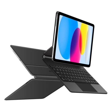 Etui Tech-Protect Smartcase Magnetic z klawiaturą na iPad 10.9” 2022 / iPad 11” 2025 - czarne