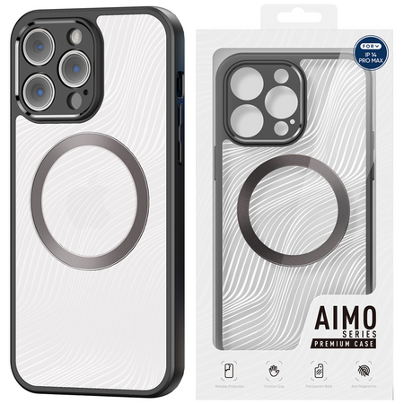 Pancerne etui iPhone 14 Pro kompatybilne z MagSafe Dux Ducis Aimo Mag - czarne