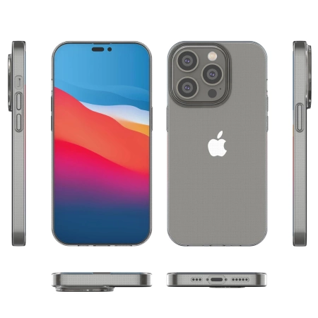 HURTEL POKROWIEC DO IPHONE 14 PRO ŻELOWY 0.5MM ULTRA CLEAR PRZEZROCZYSTY