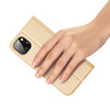 Dux Ducis Skin Pro kabura etui pokrowiec z klapką iPhone 14 Plus złoty