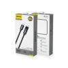 DUDAO KABEL USB-C DO USB-C 100W Z WYŚWIETLACZEM LED 1M DO TELEFONÓW