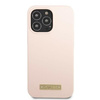 Guess GUHMP13XSPLP iPhone 13 Pro Max 6,7" różowy/pink hard case Silicone Logo Plate MagSafe