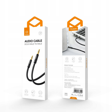 McDodo audio cable AUX Mini Jack 3.5mm OPLOT 1.2m CA-6640