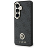 Guess nakładka 4G Big Rhinestone Triangle Strap MagSafe do Samsung Galaxy S26 czarna