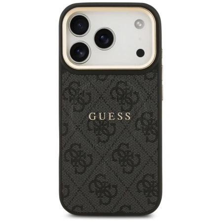 GUESS ETUI 4G PU CLASSIC LOGO MAGSAFE DO IPHONE 17 PRO LUKSUSOWA OCHRONA