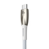 Baseus Glimmer Series kabel do szybkiego ładowania USB-A - USB-C 100W 480Mb/s 1m biały