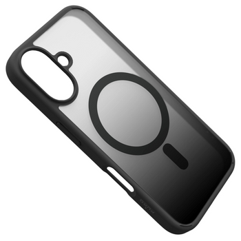Etui silikonowe Puro Gradient MagSafe do iPhone 16 - czarne