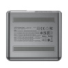 Wielofunkcyjny adapter Acefast Z4 PD 218W GaN 3 x USB-C + USB-A z 4 portami - szary