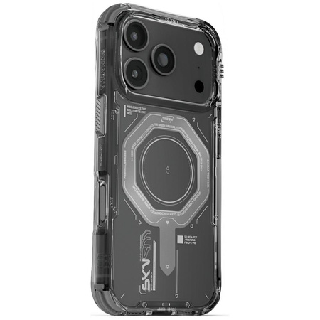 Etui Skinarma Magma do iPhone 17 Pro     Magnetic Charging grafitowy