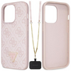 Guess GUHCP15LP4TDSCPP iPhone 15 Pro 6.1" różowy/pink hardcase Crossbody 4G Metal Logo