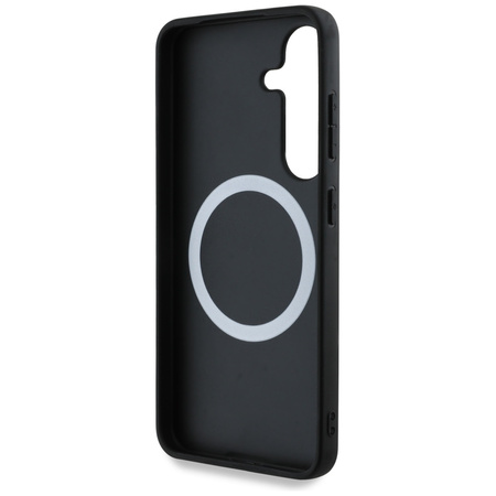 BMW ETUI DO MAGSAFE DO SAMSUNG GALAXY S25 POKROWIEC LEATHER TRICOLOR STRIPE
