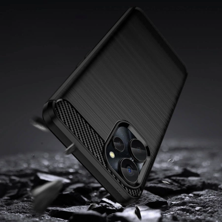 HURTEL CARBON CASE ETUI DO REALME 10 5G REALME 9I 5G ELASTYCZNY SILIKONOWY