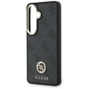 Guess nakładka 4G Big Rhinestone Triangle Strap MagSafe do Samsung Galaxy S26 czarna