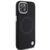 Etui BMW Signature Liquid Silicone MagSafe na iPhone 15 - czarne