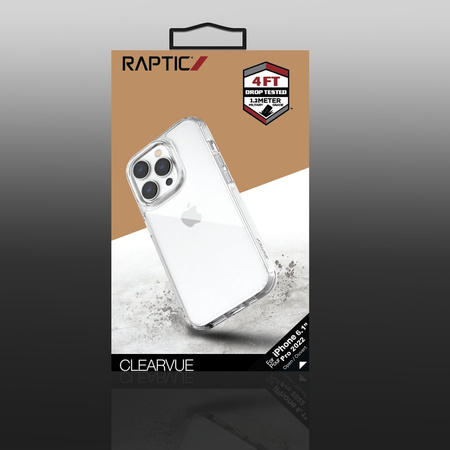 Raptic X-Doria Clearvue Case etui iPhone 14 Pro pokrowiec plecki przezroczysty