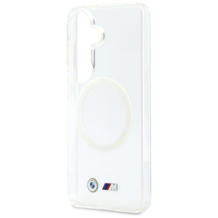 Etui BMW IML Shockproof Metal Logo       MagSafe do Samsung Galaxy S26 przezroczysty