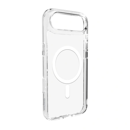 Etui Puro Lite Mag TPU+PC kompatybilne z MagSafe na iPhone 17 Air - przezroczyste z białym pierścieniem