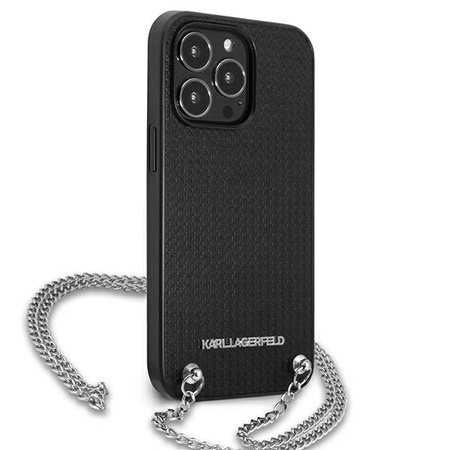KARL LAGERFELD KLHCP13XPMK ETUI DO IPHONE 13 PRO MAX 6,7 HARDCASE SKÓRZANE