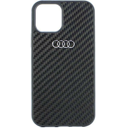Etui Audi Carbon Fiber na iPhone 11 / Xr - czarne AU-TPUPCIP11-R8/D2-BK