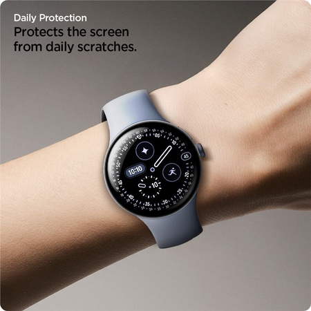 Spigen EliteShield EZ Fit 2 Pack - Google Pixel Watch 4/ 3 (45mm)